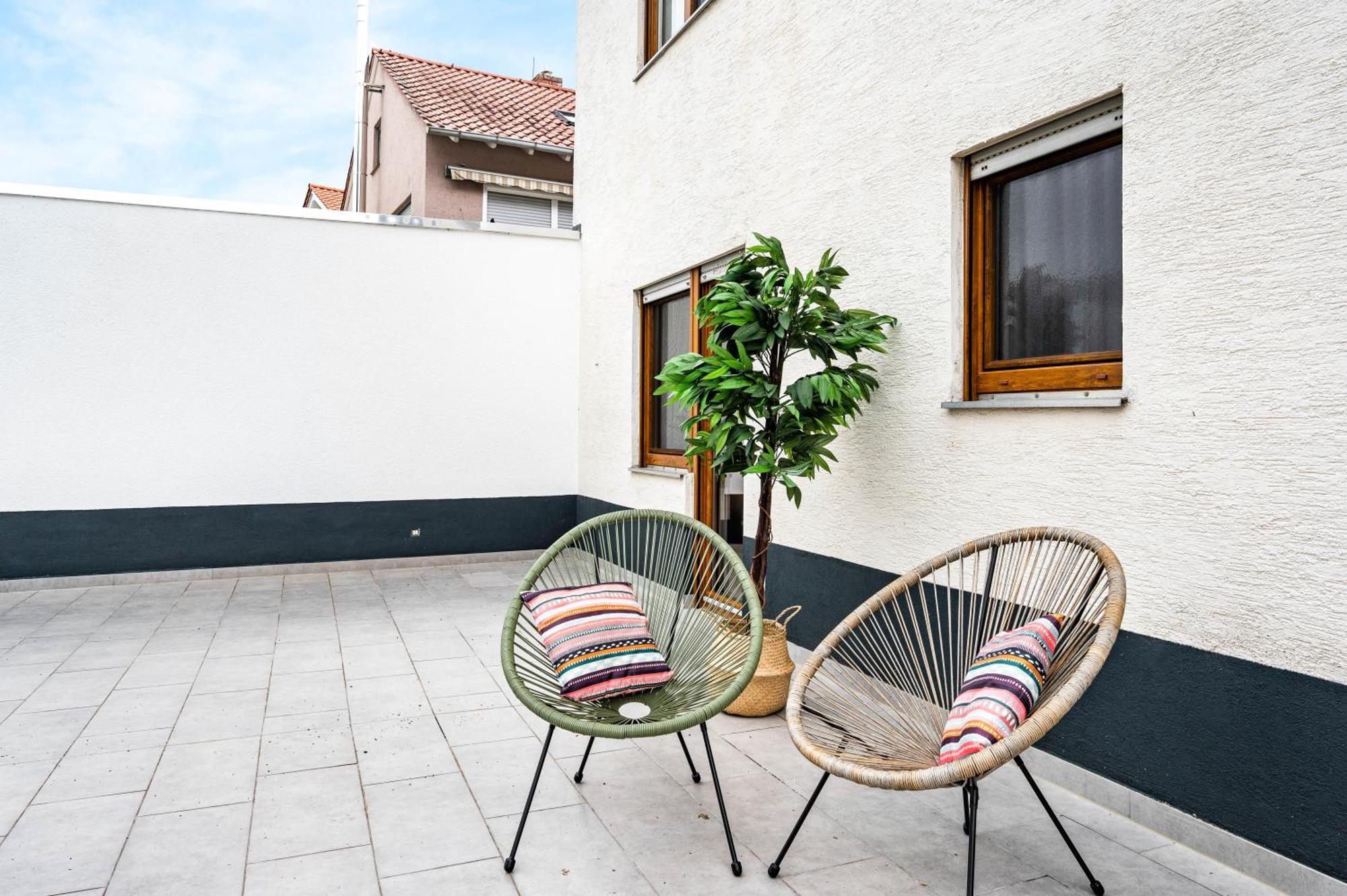 Casa Tortuga - Ruhige 3 Zimmer Wohnung In Huettenfeld Lampertheim Exterior photo
